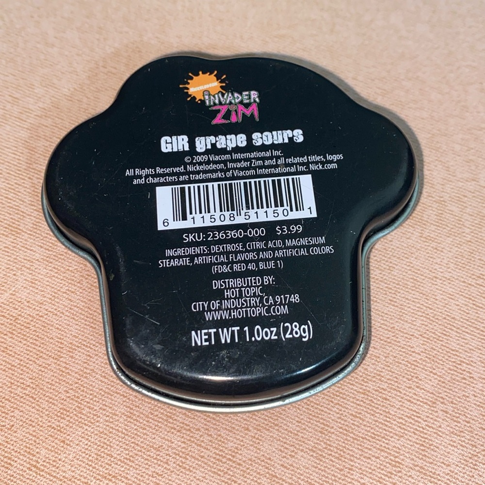 Gir RARE Candy Metal Tin Hot Topic - Picture 4 of 5